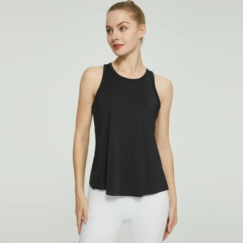 STOUREG Women SleevelessWorkout Tank Tops for Women,Running Training Yoga Shirts,Fitness Sport Yoga Vest Crop Gym Top Women