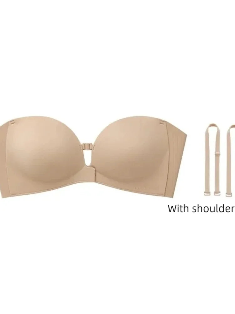 Body Foundation Skin Tone Shapewear Flawless Nude Seamless Bra Tummy Control Push Up Invisible Cooling Ice Silk Wedding Date