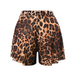 S - XXL New Sexy With Shorts Leopard Long Sleeve One Piece Swimsuit Women Swimwear Female Padded Bather Bathing Suit Swim V7348