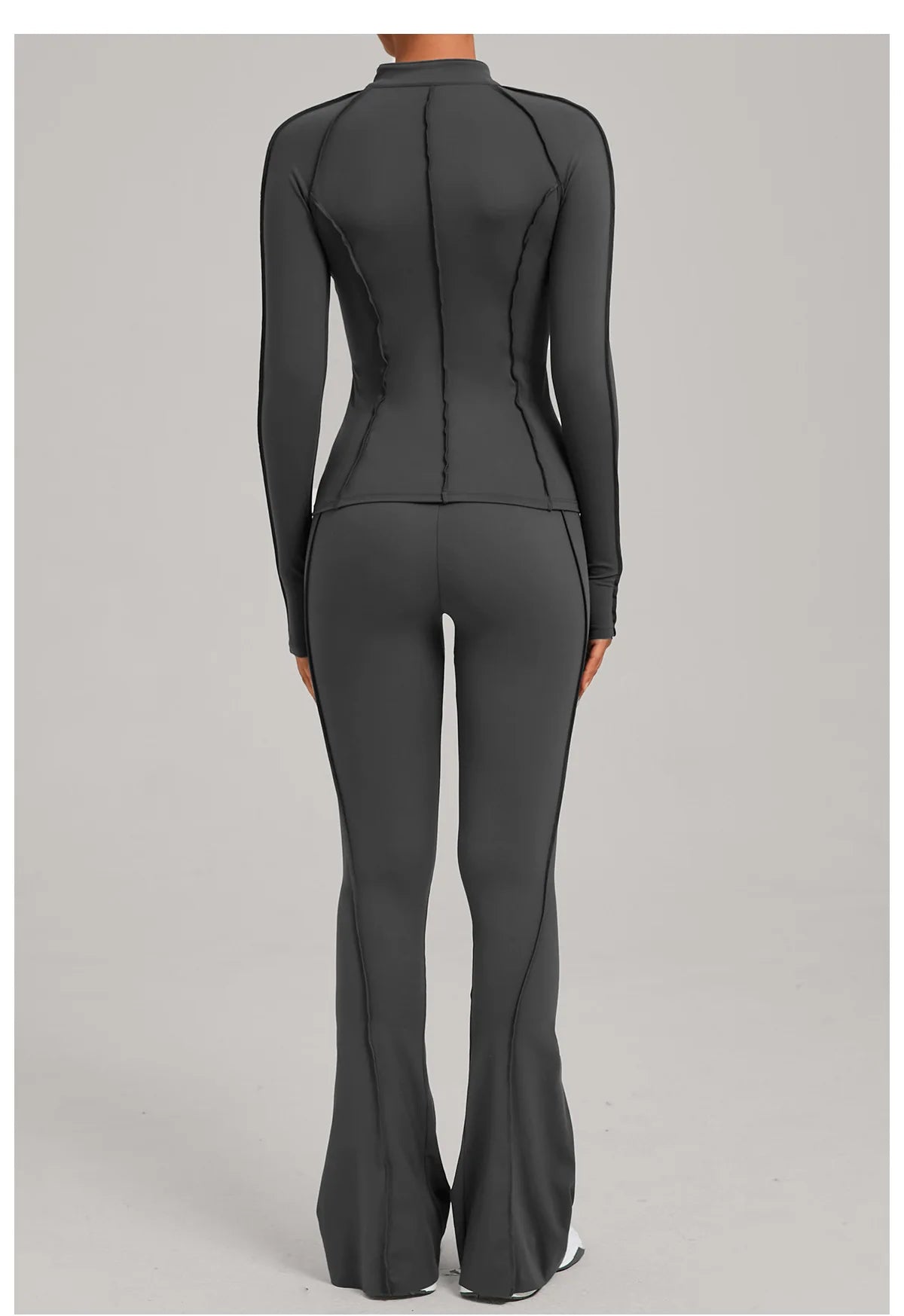 Women Tracksuit 2PCS Yoga Suit Sports Set Gym Set Running Outfits Workout Clothes Sports Long Sleeve Athletic Wear Yoga Clothing