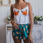 Women's Summer Sexy Pajama Shorts Set 3 Pieces Lace Satin With Silk Sleepwear Robe Fashion And Comfortable Print Nightwear