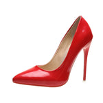 Large Size High Heels Women 2025 Spring and Autumn Stiletto Pointed Toe Fashion Solid Color Shallow Mouth Women's Shoes