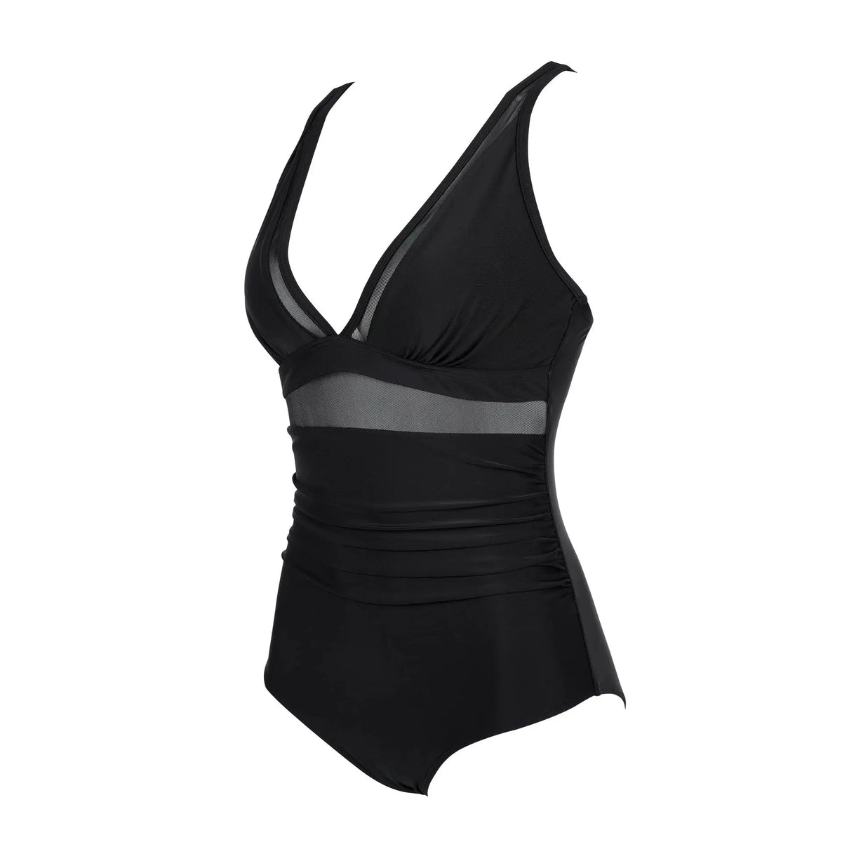 2024 Sexy One Piece Swimsuit Women Mesh Strappy Plunge Swimwear Tummy Control Bathing Suits Beach Wear Monokini Swimming Suit