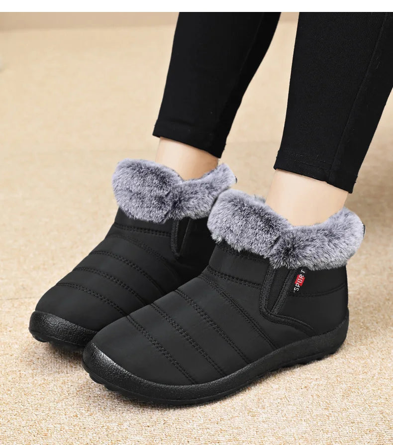 Outdoor Snow Boots CoupleHikingMen's Shoes, Women'sSkiHigh-Top Cotton Shoes, Cold-Proof Men's Boots, Women's 2026