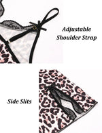 New Sexy Black Nightgown for Women Red HeartLove Print Satin Lace Trim Mini Chemise Adjustable Spaghetti Strap Lingerie