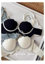 MOYISU Soutien-Gorge Français Sans Armatures 32-38 - Bralette Pureté Anti Affaissement, Set Lingerie Confort Respirant Été Léger