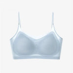 Ultra-thin Tube Tops Push Up Bras For Women Ice Silk Underwear Small Cup Sexy Lingerie Anti Droop Seamless Bras Summer Top