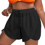 Women Swim Trunks Soft See Through Swimwear Sexy Swimsuit Thin Beach Shorts Swimming Trunks Sheer Mesh Drawstring Shorts Panties