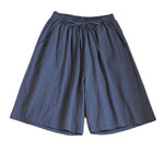 Wide Leg Loose Short Pants Women Summer Casual Shorts Elastic Waist Drawstring Pockets Shorts Solid Color Streetwear