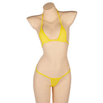 DEKA Solid Transparent Bikini Women Mini Micro Bikini Set Bandage Thong Underwear G-String Bra Swimsuit Brazilian Swimwear