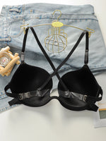 European and American style plus size pull up bra, black lingerie sexy Lingerie 3/4 cup daily oversized underwear MR3460