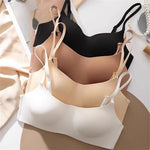 2PCS/Set Seamless Bras For Women Wireless Underwear 1/2 Cup Bra Female Wirless Sexy Lingerie Soft Padded Thin Intimates