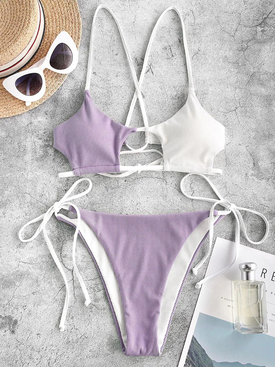 2025 String Bikini Women Brazilian Swimsuit Sexy Push Up Swimwear Female Bathers Bathing Swimming Suit Summer Beachwear