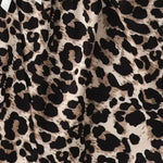 Women's Pajamas Set Sexy Lingerie Leopard Print Sling Sleepwear V-Neck Sleeveless Top and Shorts Sets Pyjamas Homewear
