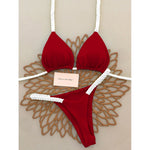 New Micro Bikinis Push Up Women Swimsuits Sexy Swimwear Brazilian Bikini Set Thong Biquini Solid Swimsuit Summer Beachwear