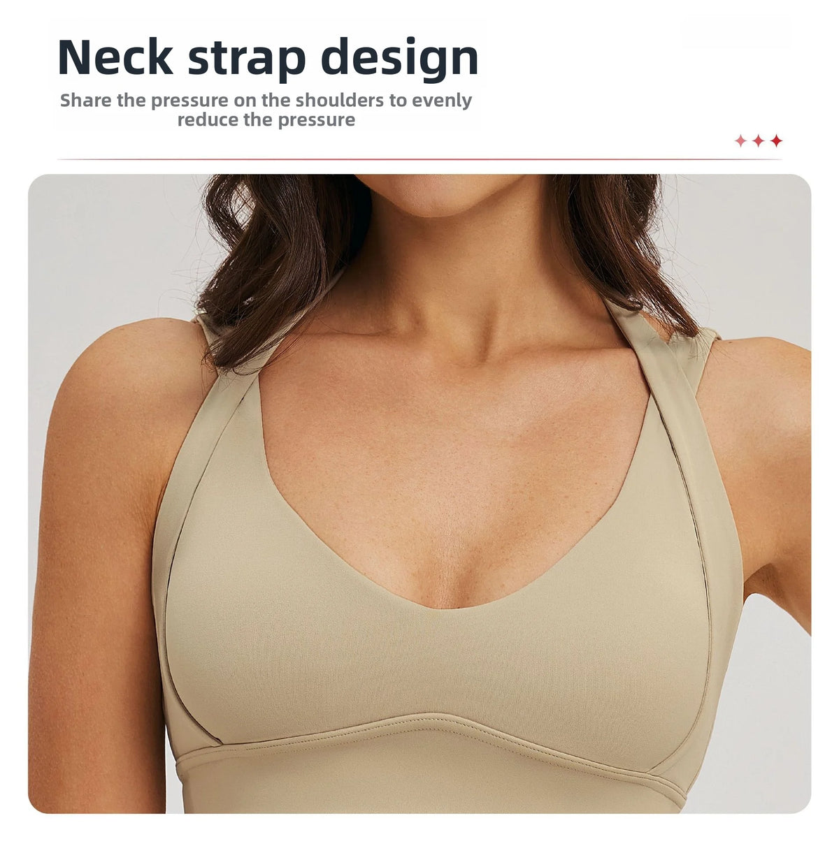 Workout Clothes Woman Gym Top Breathable Sports Bra Fitness Trainning Shoulder Strap Yoga Bra Outdoor Jogging Push Up Underwear
