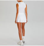 Fitness Tennis Short Skirts Women's Quick Cooling Sensation Sunscreen Pleated Skirt Outdoor UV Resistant Dance Golf Yoga Clothes