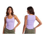 Summer Women's Solid Ribbed Tank Tops Stylish Sleeveless U Neck Camisole with Metal Buckle Straps Gothic Punk Vest