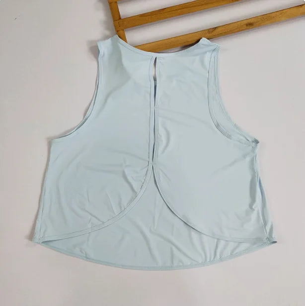 Summer Breathable Racerback Yoga Tank Tops Women Workout Gym Fitness Vest Quick Dry Running Sport Sleeveless Shirts Customize
