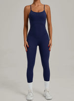 Padded One-Piece Yoga Clothes Sportswear Women's Gym Push Up Workout Clothes Fitness Sports Fitness Wear Yoga Jumpsuit
