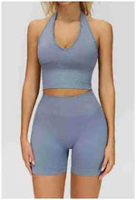 Women Summer Sports Bra Seamless Halter Top High Support Push-up Open Back Gym Bra High-intensity Fitness Yoga Workout Underwear