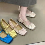 New Ballet Flats Women Bowknot Loafers Ladies Shallow Daily Shoes Comfort Woman Flattie Slip on Shoes