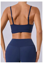 Women Yoga Bra Removable Shoulder Strap Anti-Slip Bra Wrap Chest Dual-Use Sports Yoga Wear Outside Running Fitness Top