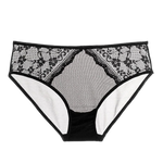 Hip-Hugging Panties, Feminine Butt-Lifting Briefs, Mid-Waist Ultra-Thin Lace Panties, Sexy Hollow-Out Panties