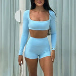 European and American yoga sports vest T-shirt shorts suit
