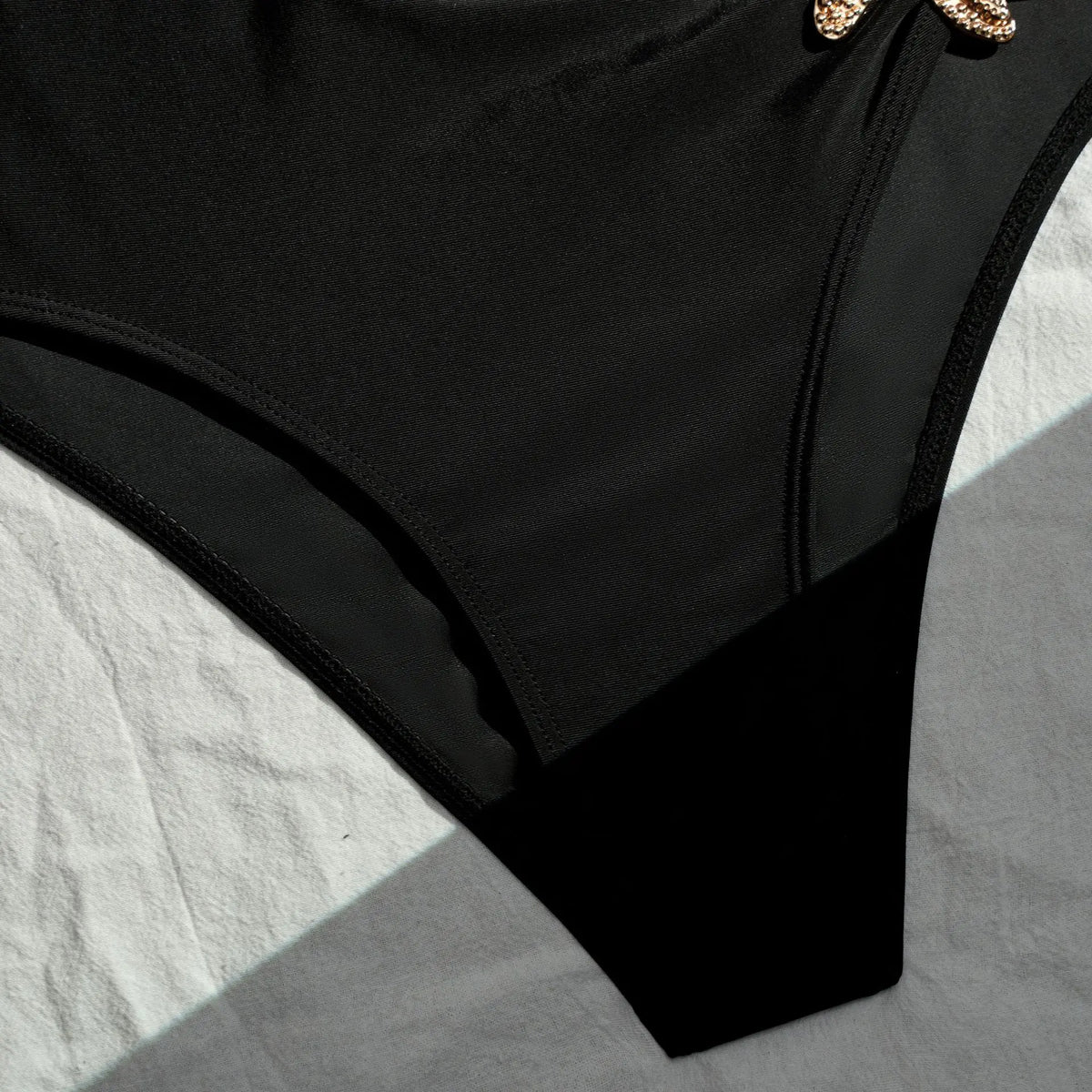 Sexy Halter Starfish Ornament Bikini Set 2026 Women Black Push Up Bra High Waist Swimsuit Beach Bathing Suit Two Piece Swimwear