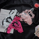 Lace G string Sexy Briefs Panties Women Underwear Hollow Out Thong High Quality Transparent Underpants Lingerie Girls Intimates