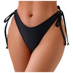 Womens Side Drawstring Swim Briefs Bikini Bottoms Summer Swimming Trunks Swimsuit Brazilian Bathing Suit Beach Shorts Beach Wear