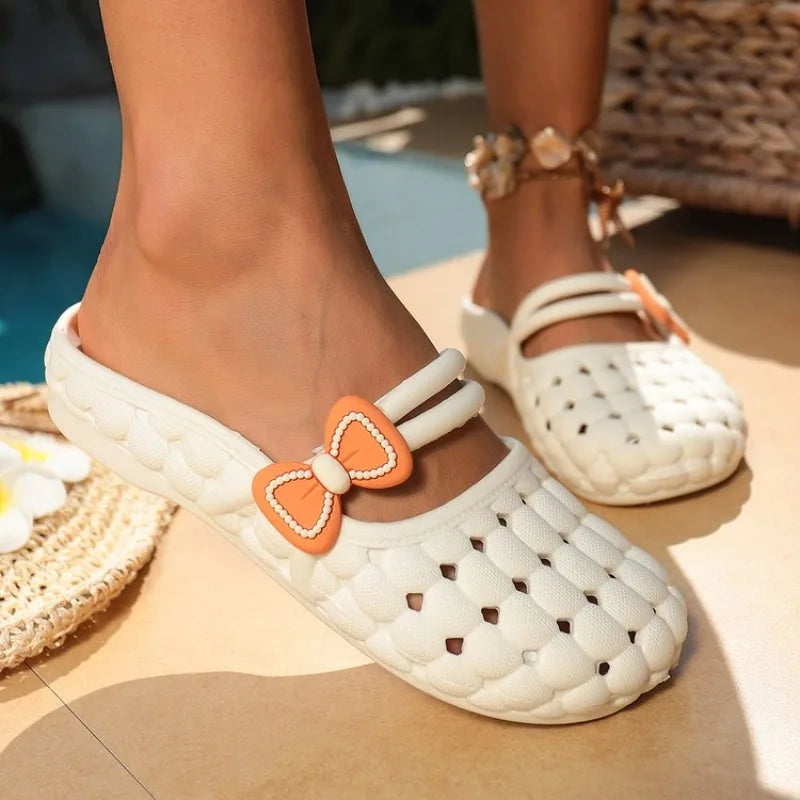 Slippers Women's Summer Outdoor Wear Breathable Soft Bot Beach Sandals Faionable Durable