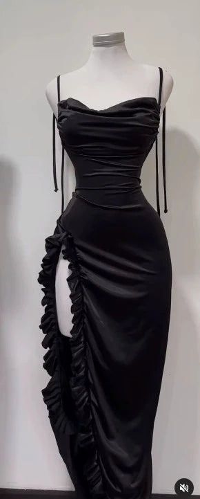 2025 Vestidos Mujer 2024 Elegante Party Dress Streetwear Y2K Sexy Slim Spaghetti Strap Girls Night Club Dresses