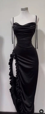 2025 Vestidos Mujer 2024 Elegante Party Dress Streetwear Y2K Sexy Slim Spaghetti Strap Girls Night Club Dresses