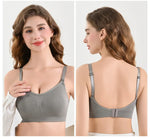 Nursing women's Wire-free Front Buckle Pregnant Bra Plus Size Nursing Adjustable Push-up Bra Underwear Plus Up