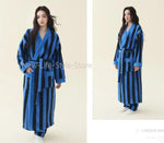 Ladies Thick Coral Fleece Extra Long Bathrobe Couple Sleepwear Set Warm Winter Dressing Gown Soft Loose Home Robe Loungewear