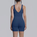 Women's Yoga Set Sports Running Fitness Beautiful Back Vest Hip Lifting Slim-Fit High Waist Shorts Training Gym Workout Suits