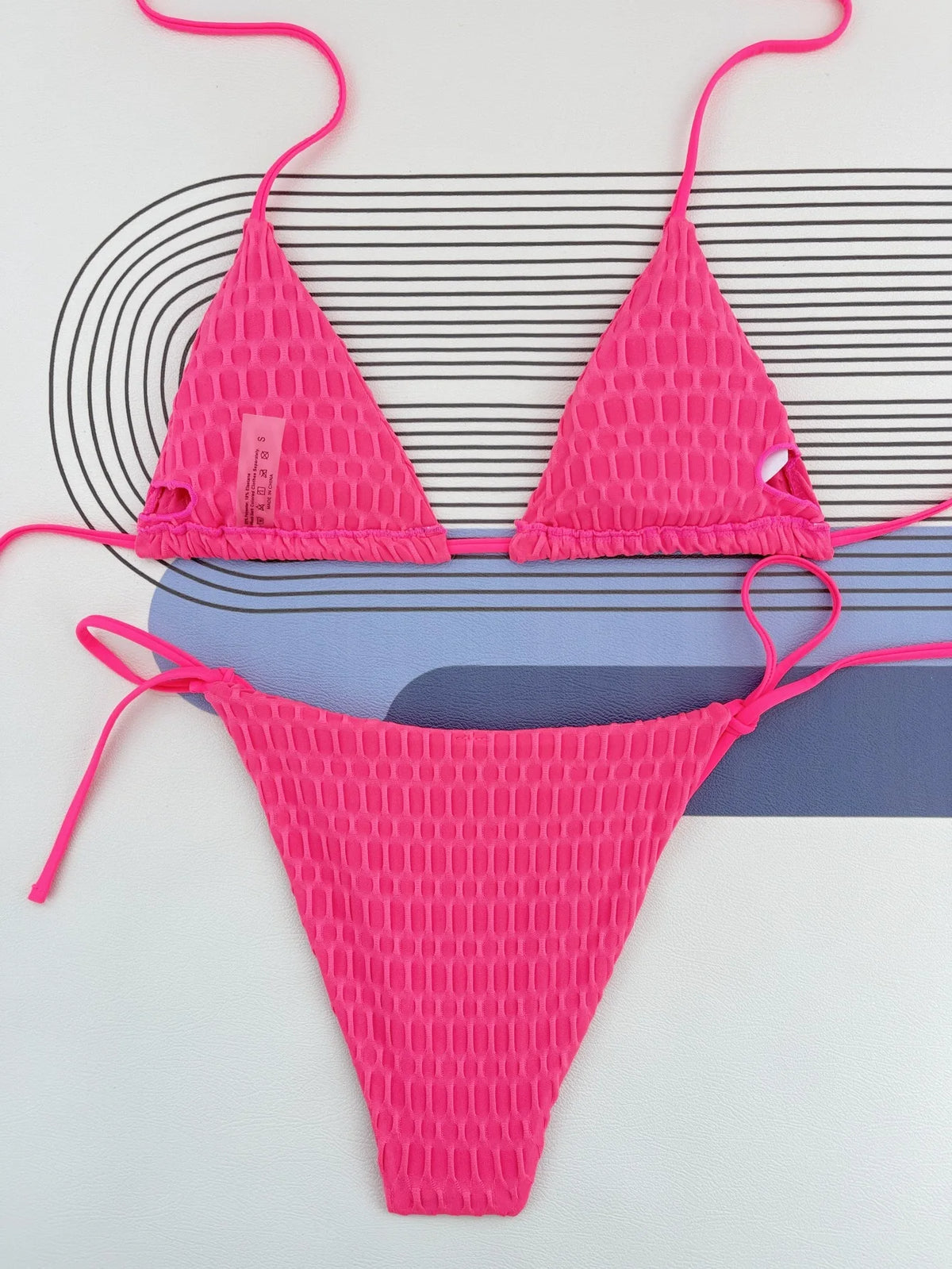 DEKA Solid Brazlian Micro Bikini Set Women Tie Side G-String Thong Swimsuit Female High Waist Bandage Swimwear Bathing Suit