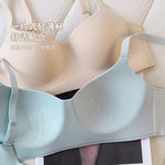 MOYISU Traceless Bra Women's Small Breasts Hold Together Without Underwire Comfort Skin Friendly Soft Support Bra Women's Bras