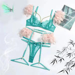 Langerie Bilizna Sexy Lingerie Outfit Vulgar Female Underwear Set for Women Clothes Sex Bіdzna Z Video Access Women's Langgery