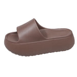 Summer Eva Chunky Platform Slippers Women Comfortable Soft Thick Bottom Sandals Woman 2025 Non Slip Beach Flip Flops Female