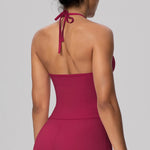 Women Sports Yoga Bra Adjustable Sports Top Women's Fitness Top Sleeveless Open Back Bra Fitness Workout Running Sportswear Vest