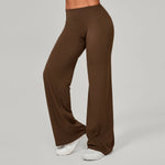 Women Straight Yoga Leg Bottoms Soft Stretchy Fabric Women's Yoga Pants GYM Sweat-Wicking Properties Running Sport Trousers