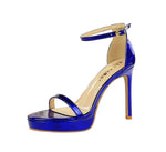 Women's High Heels Thin Heel Waterproof Platform Sandals Fashionable for Skirts New Model Shoes for Shows Summer Collection