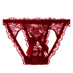 Sexy T-back Mesh Gauze Low Waist Hollow Hip G-String Briefs Women Accessory Erotic Pajamas Lace Lingerie Sex Thongs Babydoll