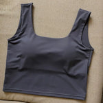 Summer Ice Silk Bras Top Square Neck Crop Top Solid Color Underwear Streetwear Bra Top for Women Sexy Lingerie