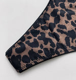 Women Panties Sexy G String Thong Ice Silk Seamless Underwear Leopard T Back Girls Briefs Leopard Underpants Plus Size S-XL
