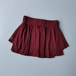 Women's Quick Drying Sports Short Skirt Fake Two-Piece Running Half Skirt Hip Blocking Anti Glare Breathable Tennis Skirt