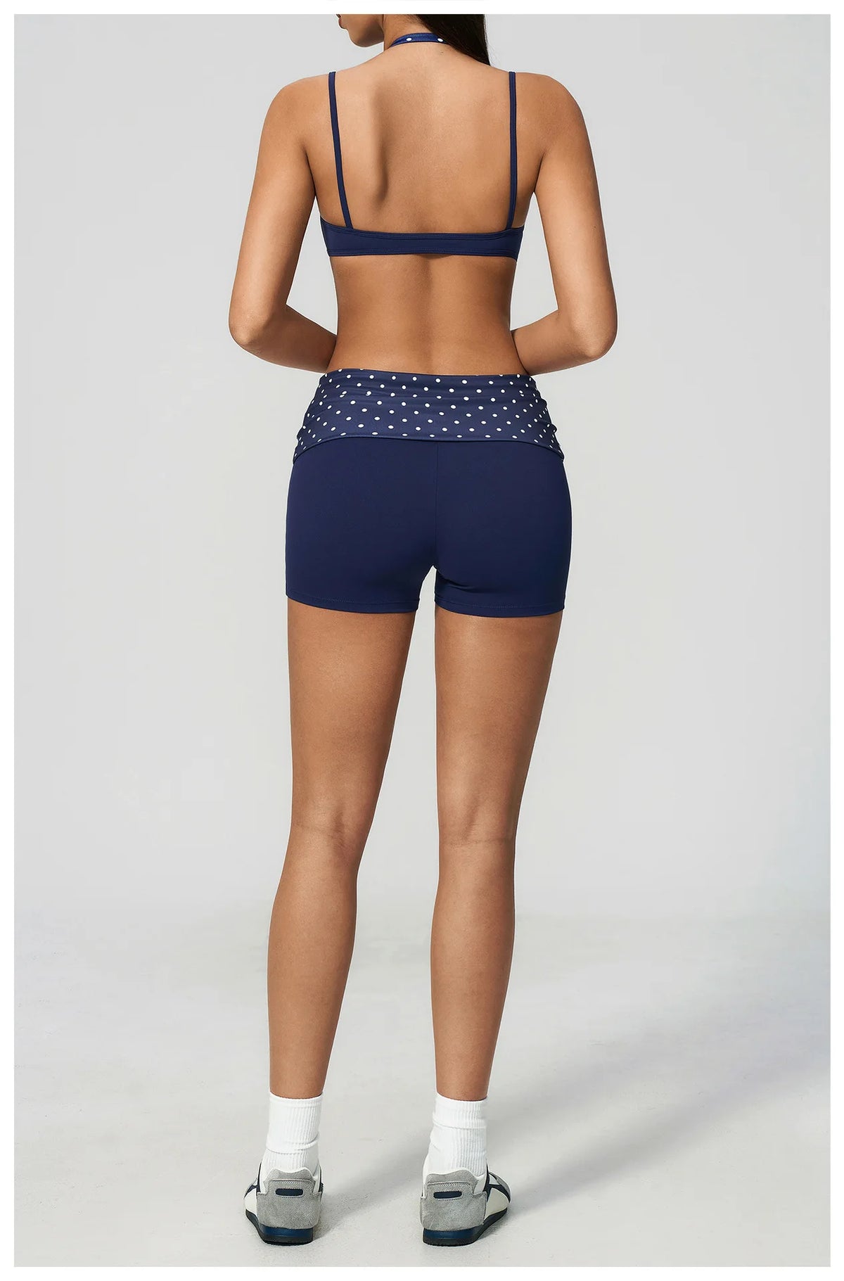 Women Tracksuit 2pcs Yoga Set Sport Suit Gym Wear Workout Clothes Yoga Outfits Fashion Polka Dot Fitness Set Striped Sports Suit
